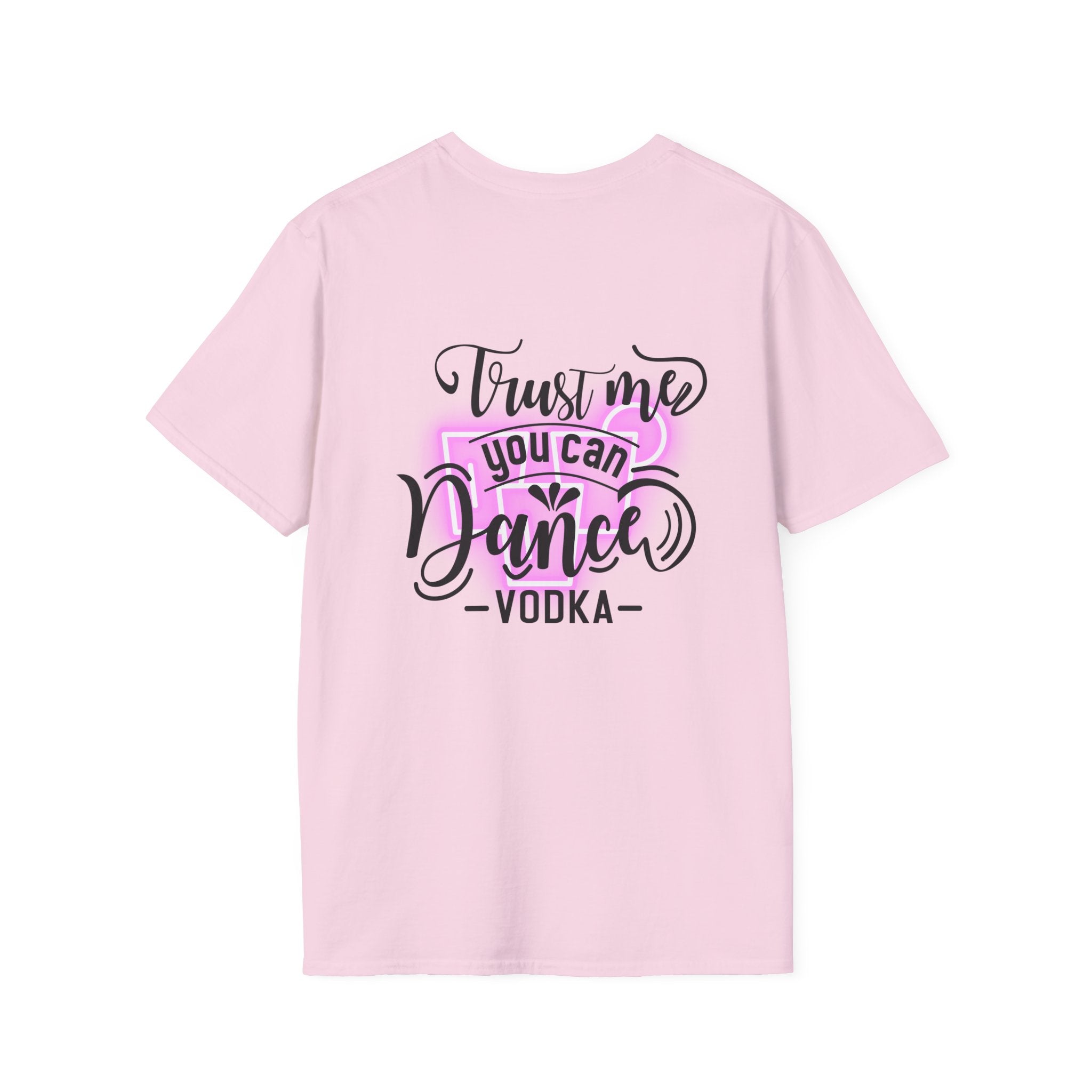 T‑Shirt — Neon Pink Retro Heart Logo Tee