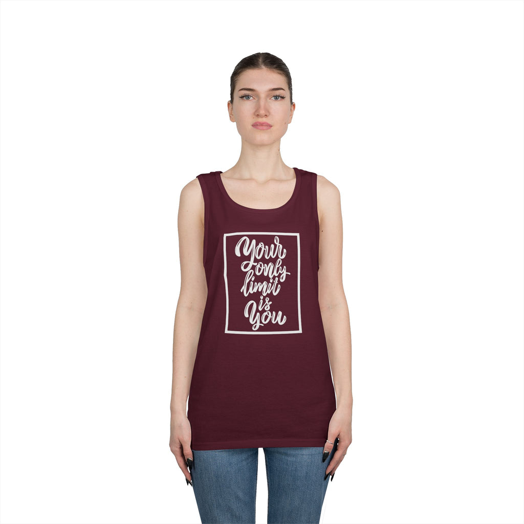 Inspirational 'Your Only Limit Is You' Tank Top