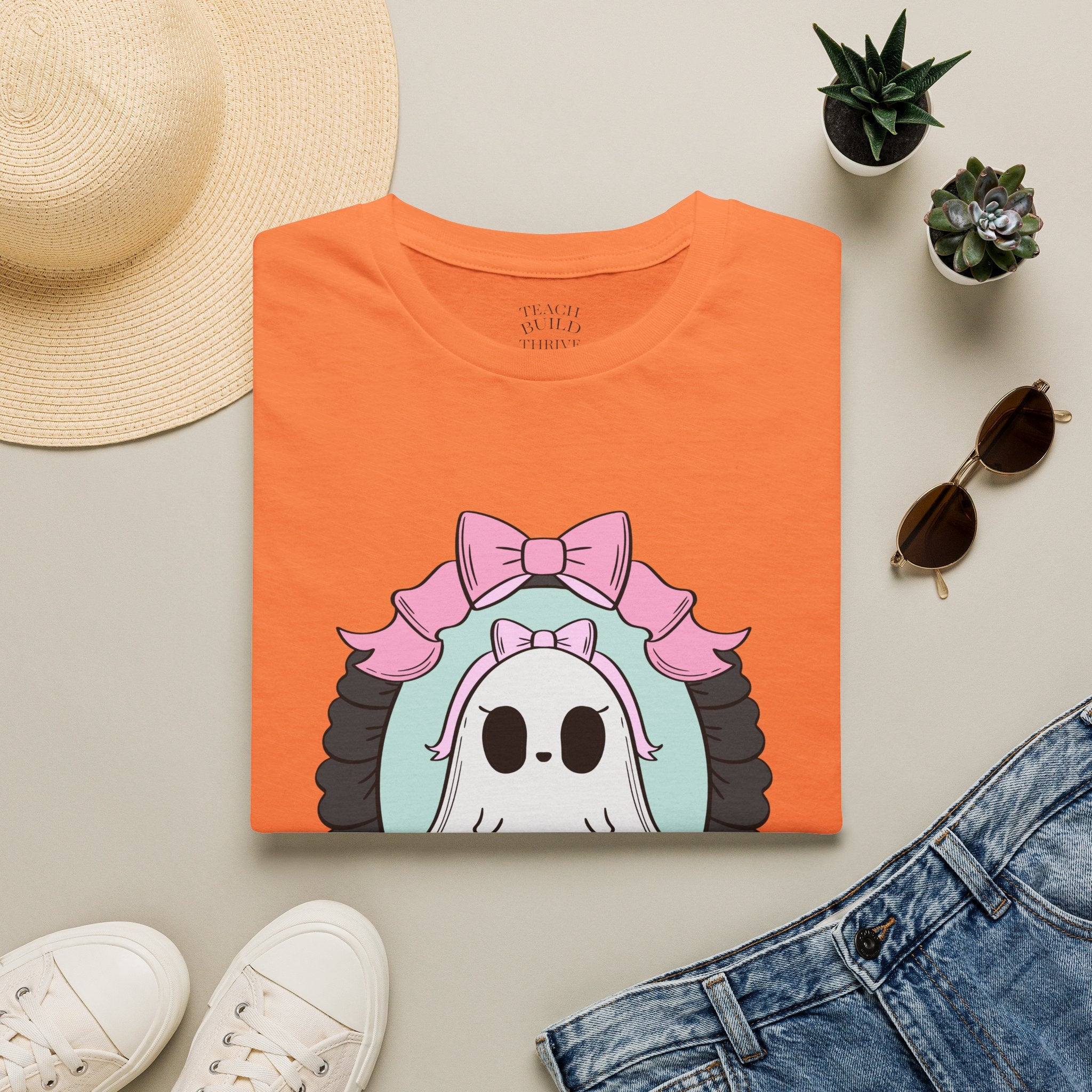 Spooky Vibes Ghost T-Shirt
