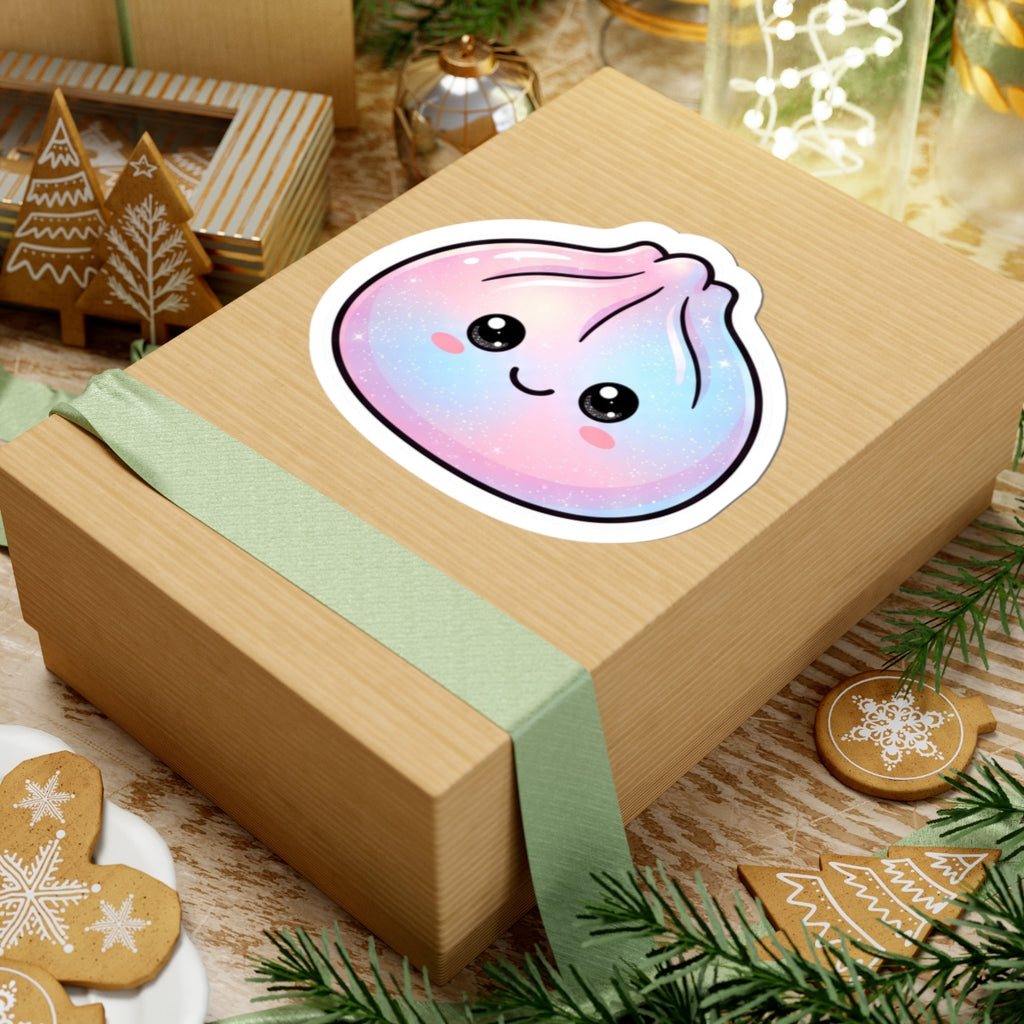 Kawaii Galaxy Dumpling Sticker — Cute Pastel Food Kawaii Laptop Decal