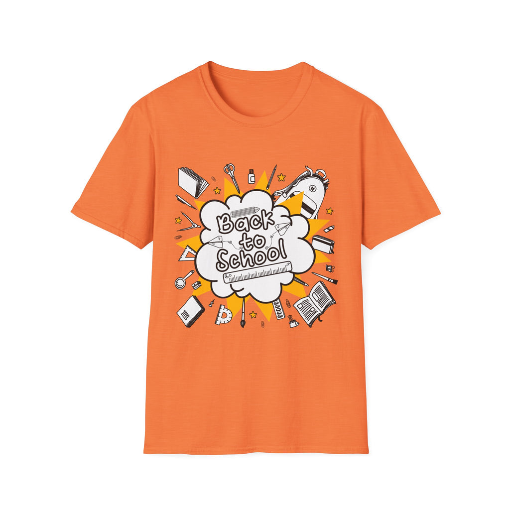 Back to School Graphic Tee — Fun Doodle School Supplies T-Shirt