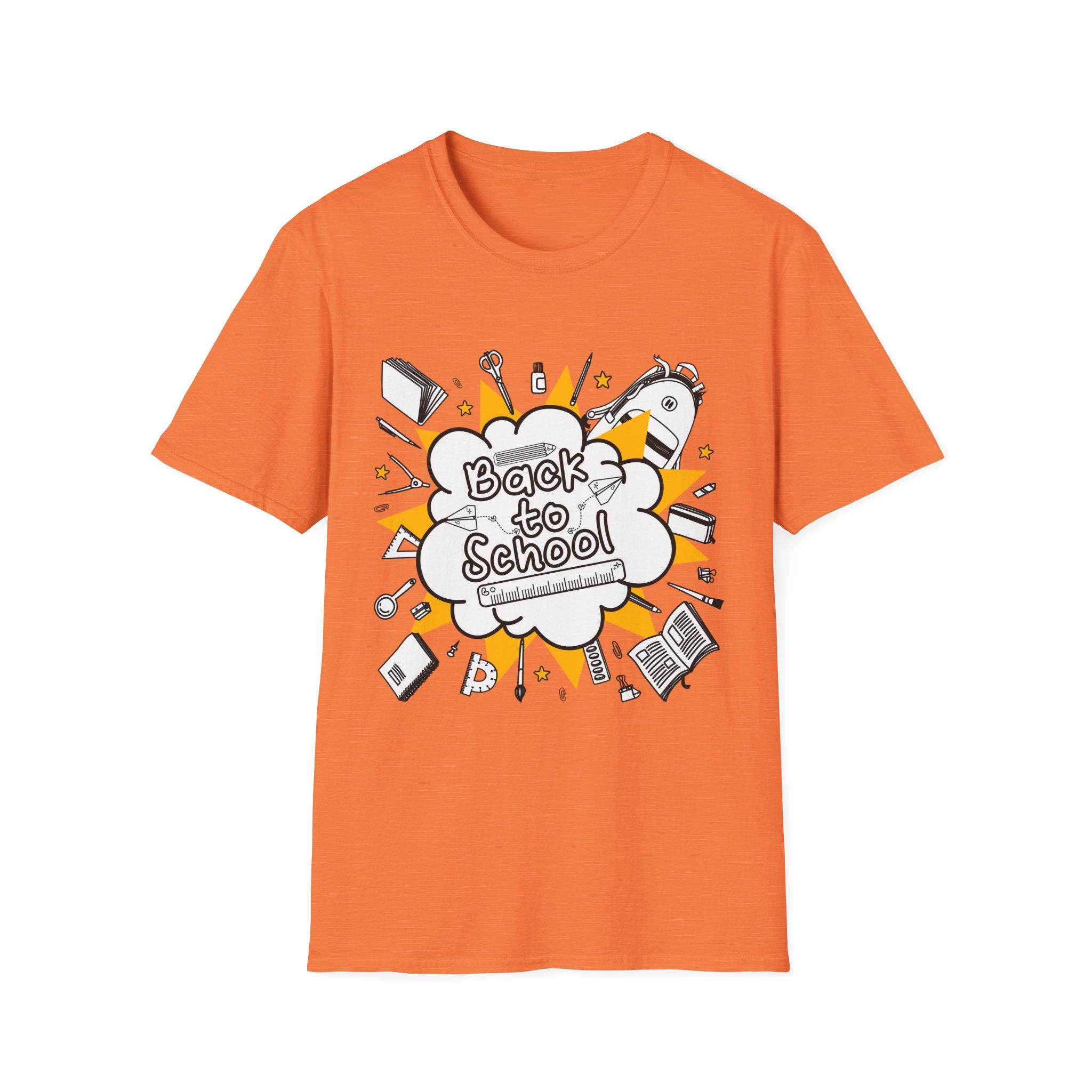 Back to School Graphic Tee — Fun Doodle School Supplies T-Shirt