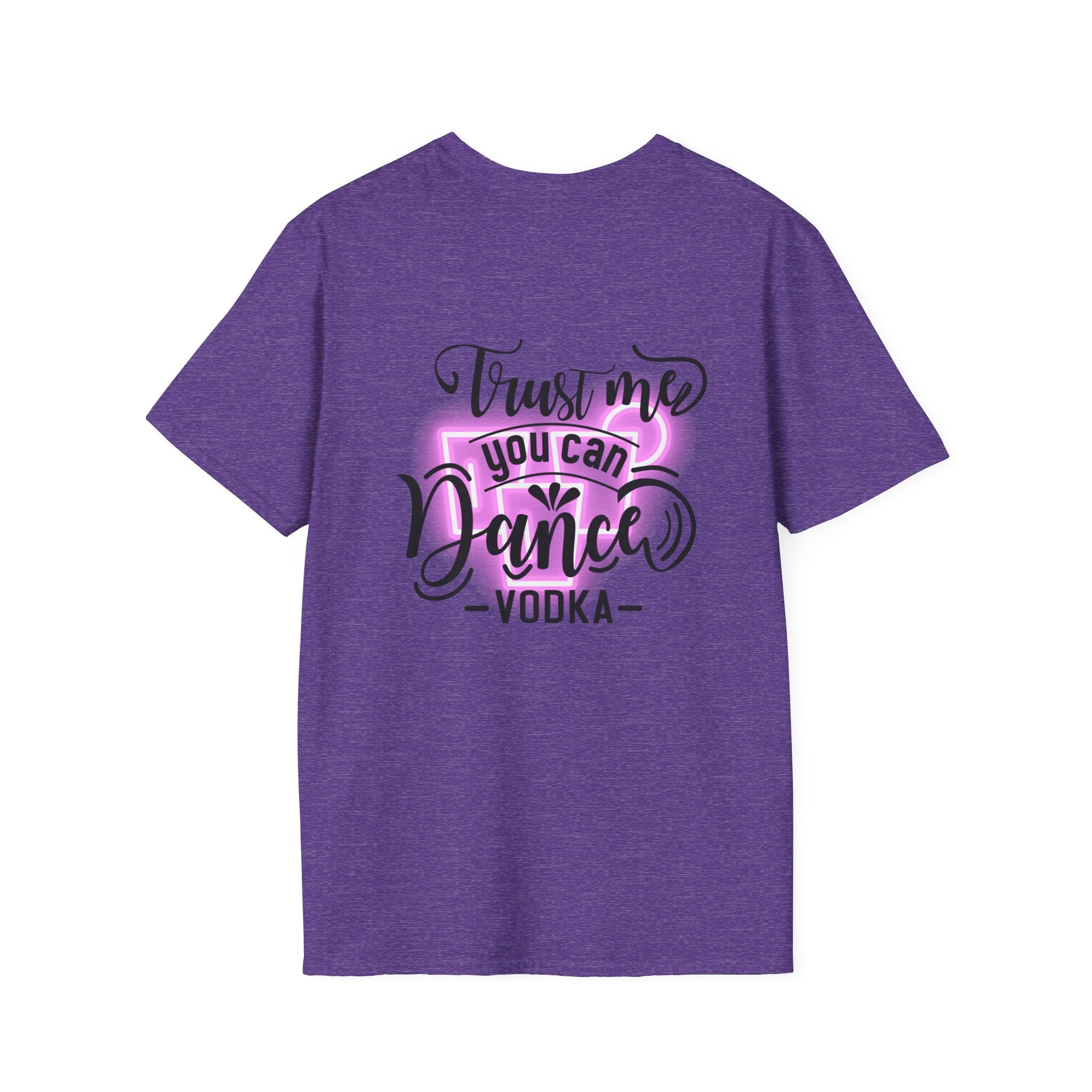 T‑Shirt — Neon Pink Retro Heart Logo Tee
