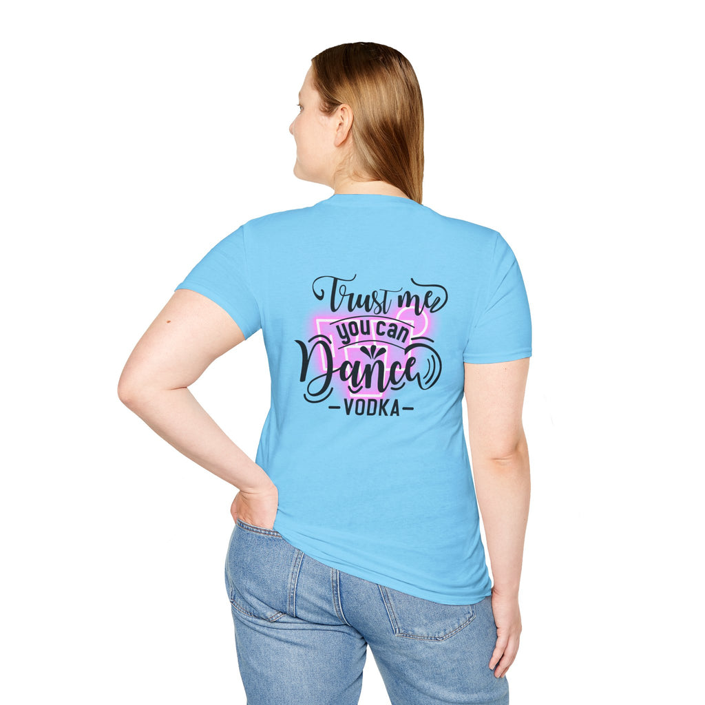 T‑Shirt — Neon Pink Retro Heart Logo Tee
