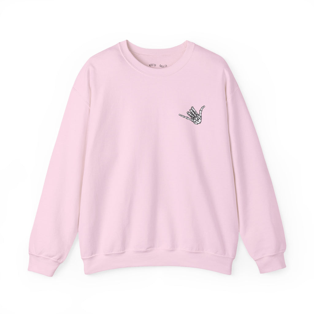 Crewneck Sweatshirt – 'I Speak My Mind Because It Hurts To Bite My Tongue' Graphic