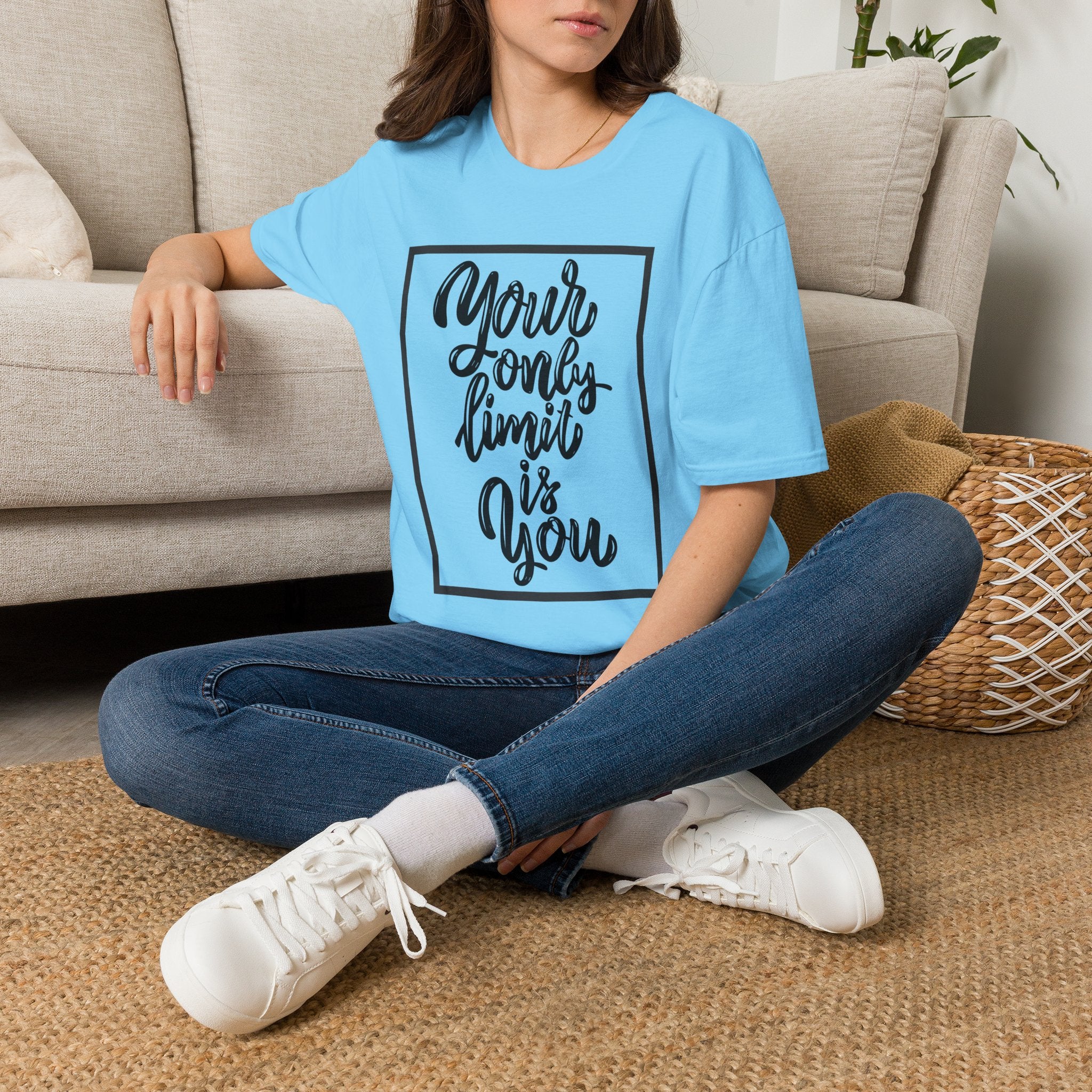 Your Only Limit Is You T-Shirt — Inspirational Quote Tee