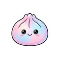 Kawaii Galaxy Dumpling Sticker — Cute Pastel Food Kawaii Laptop Decal