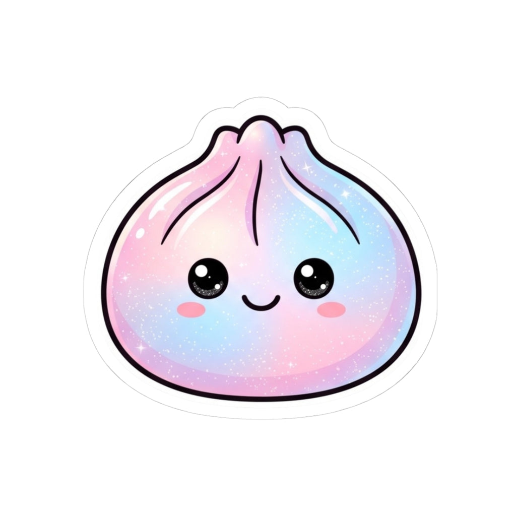 Kawaii Galaxy Dumpling Sticker — Cute Pastel Food Kawaii Laptop Decal