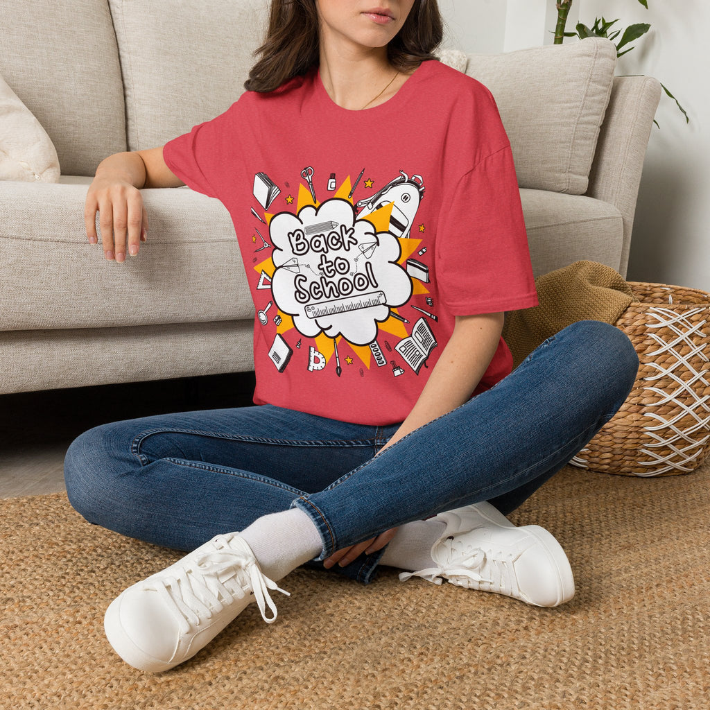 Back to School Graphic Tee — Fun Doodle School Supplies T-Shirt
