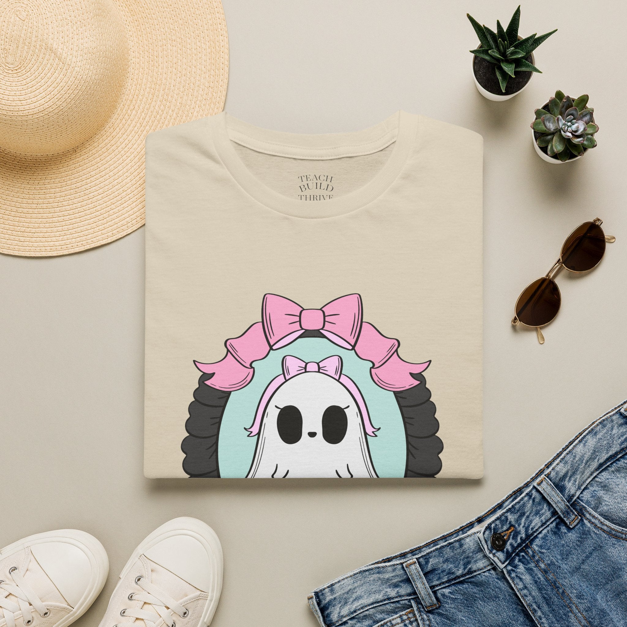 Spooky Vibes Ghost T-Shirt