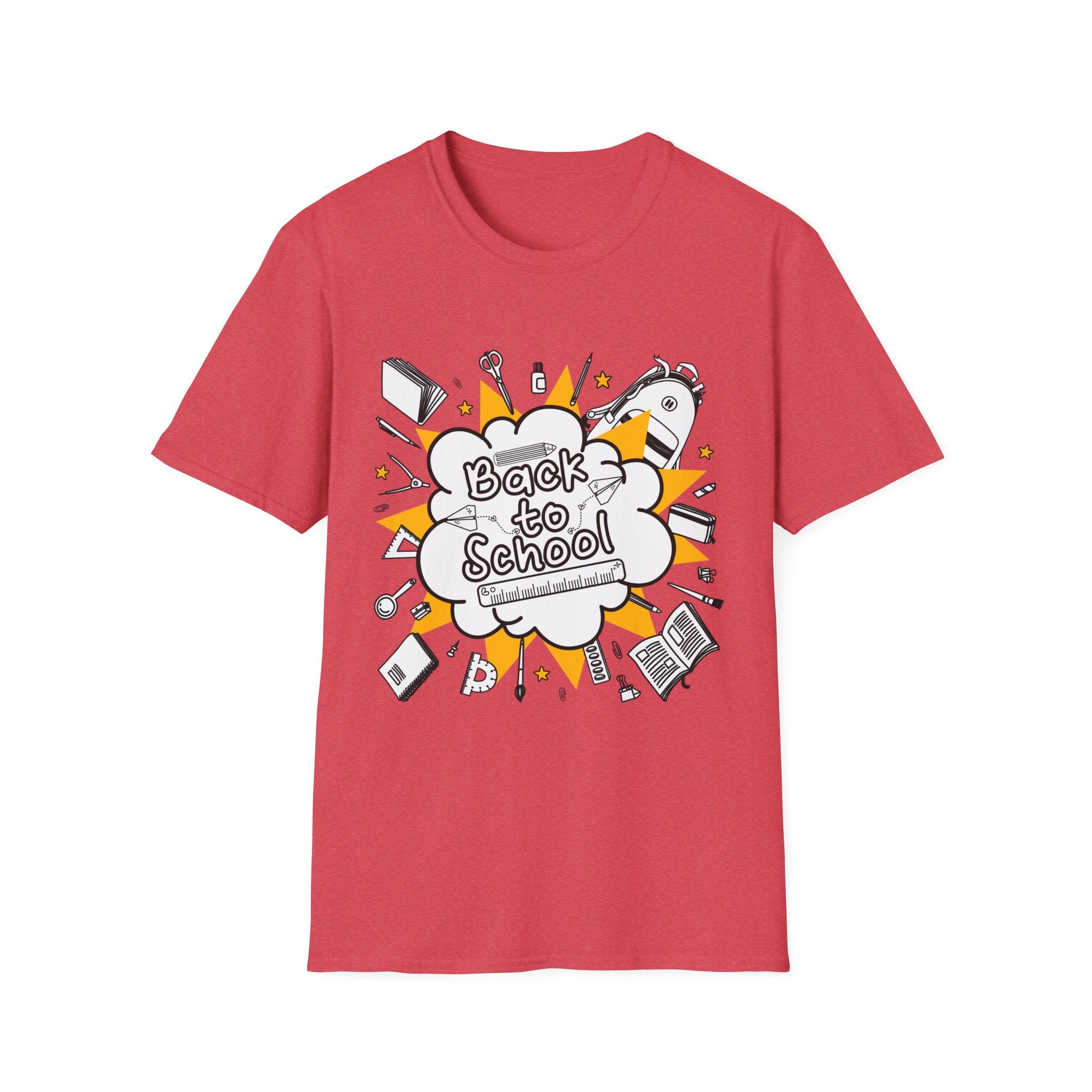 Back to School Graphic Tee — Fun Doodle School Supplies T-Shirt