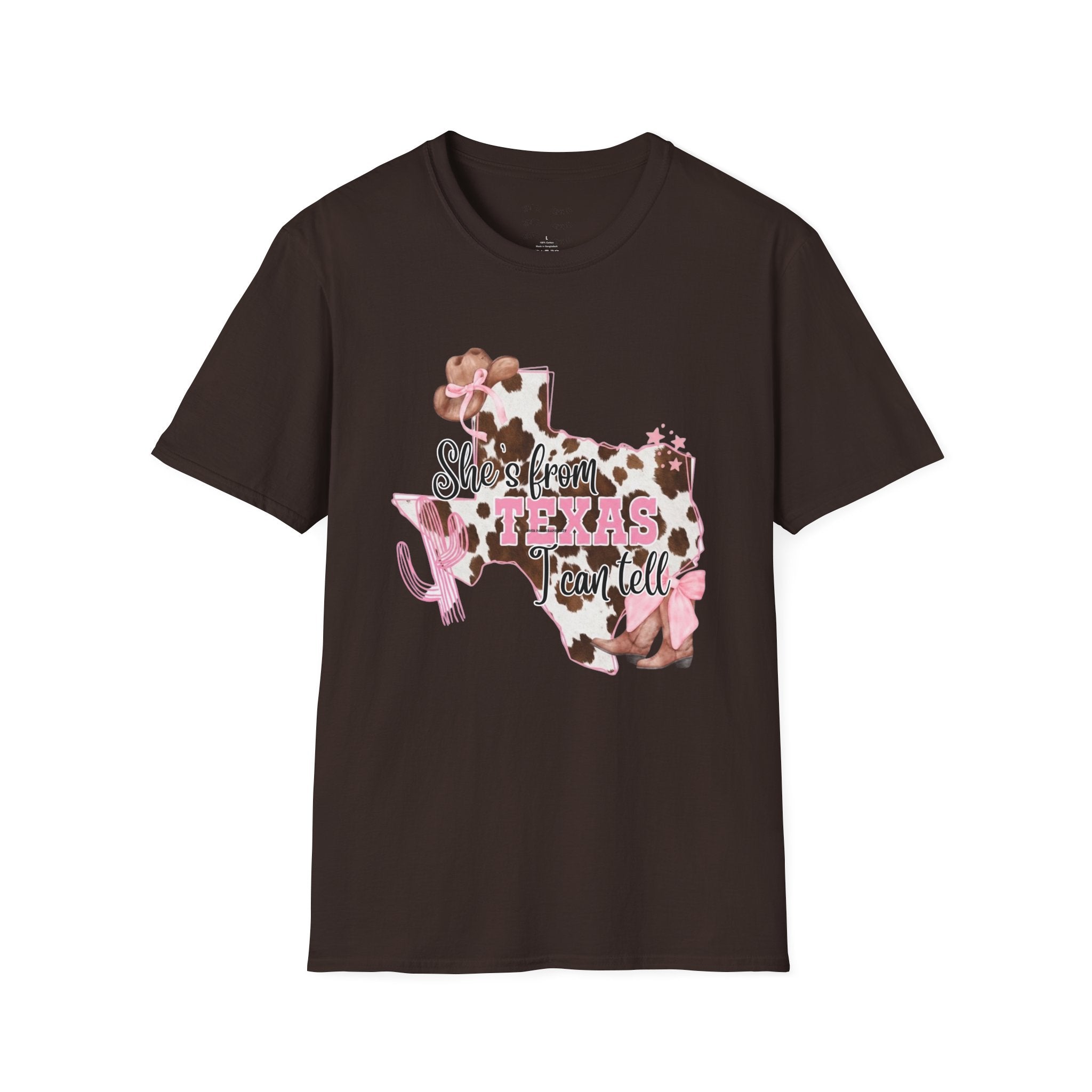 She’s from Texas Unisex Softstyle T-Shirt