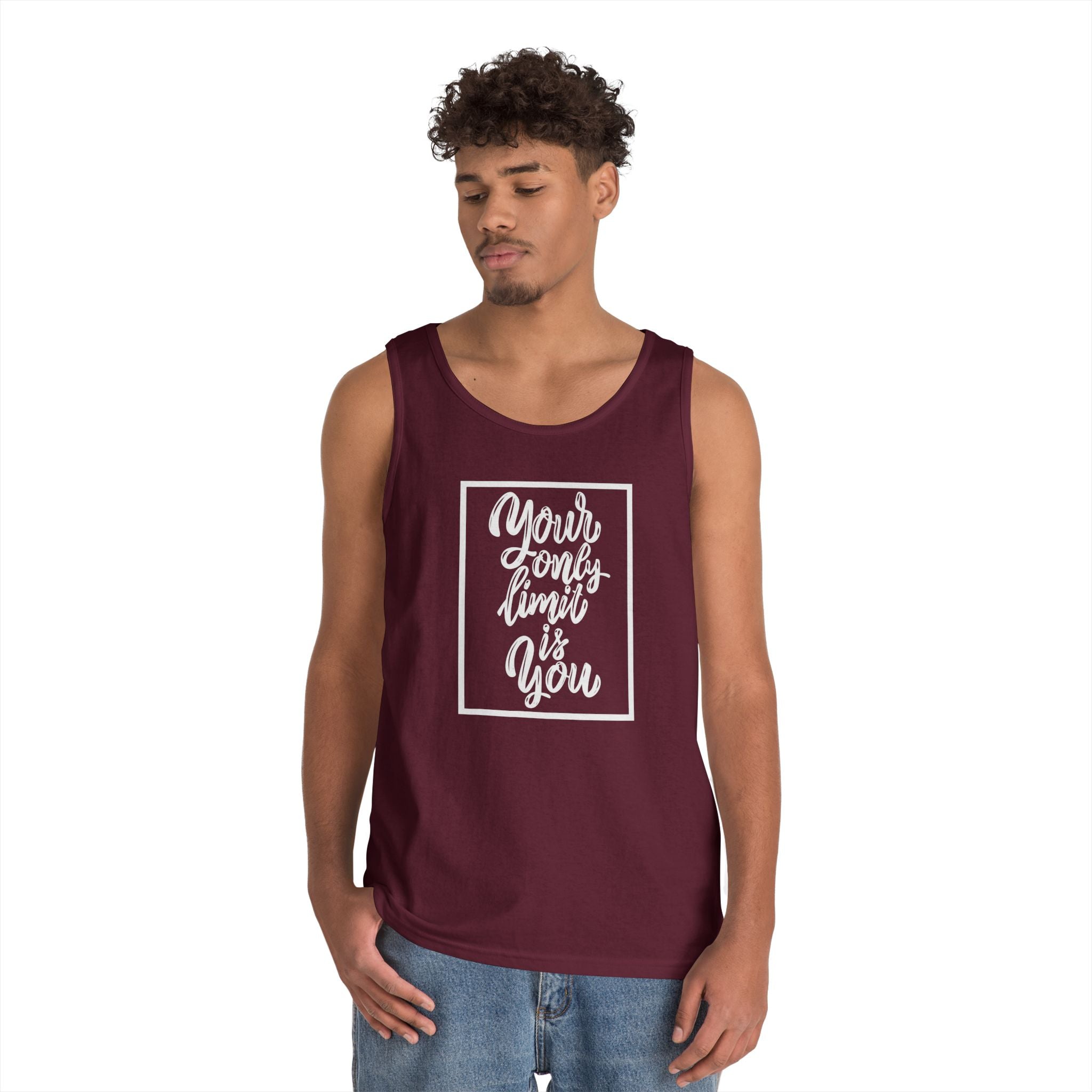 Inspirational 'Your Only Limit Is You' Tank Top