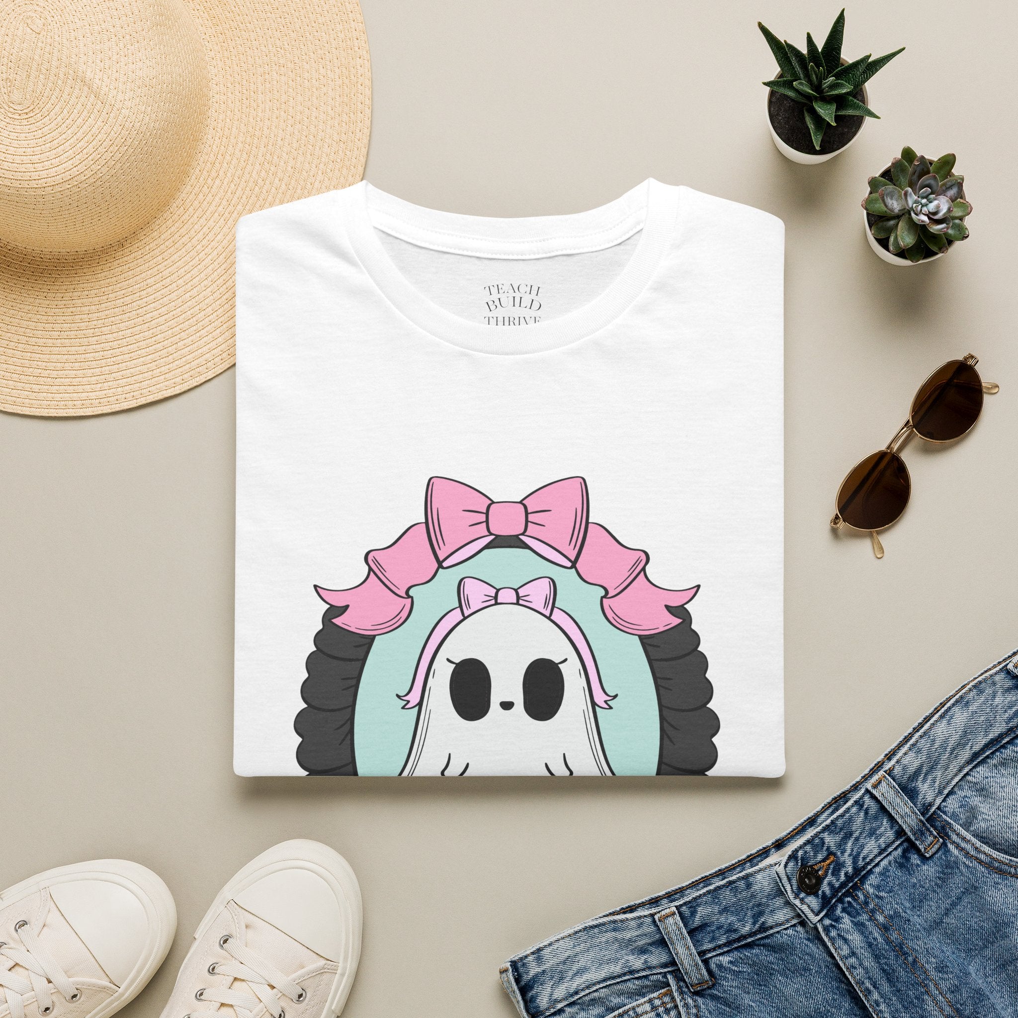 Spooky Vibes Ghost T-Shirt