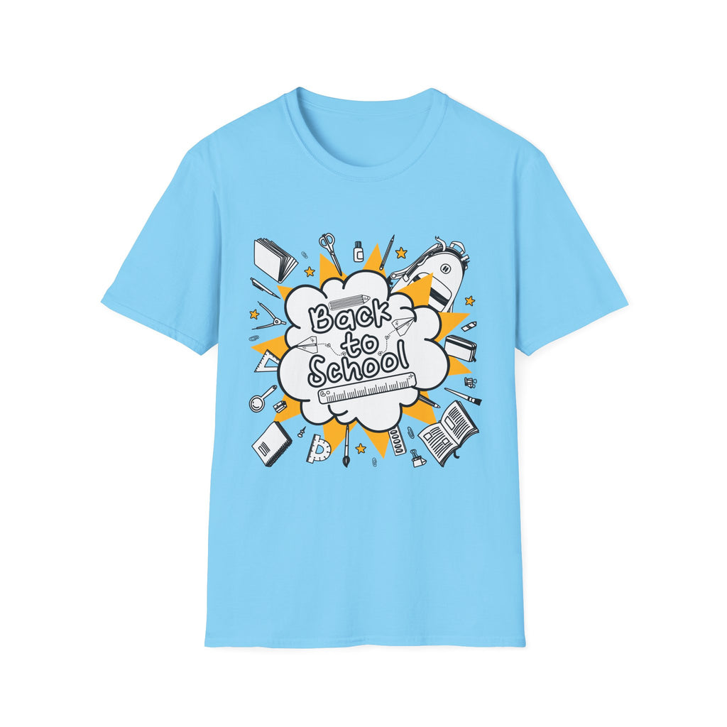Back to School Graphic Tee — Fun Doodle School Supplies T-Shirt