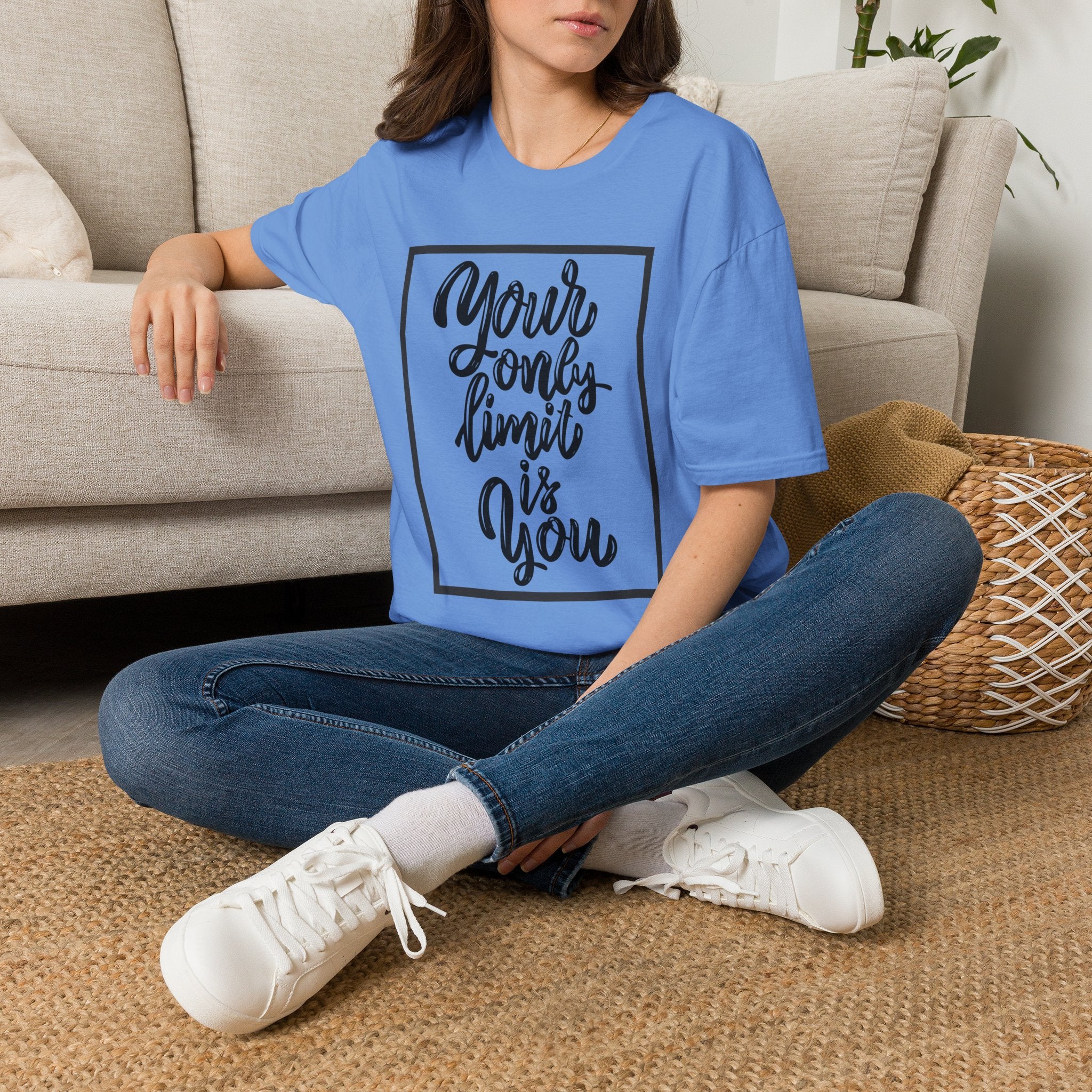 Your Only Limit Is You T-Shirt — Inspirational Quote Tee