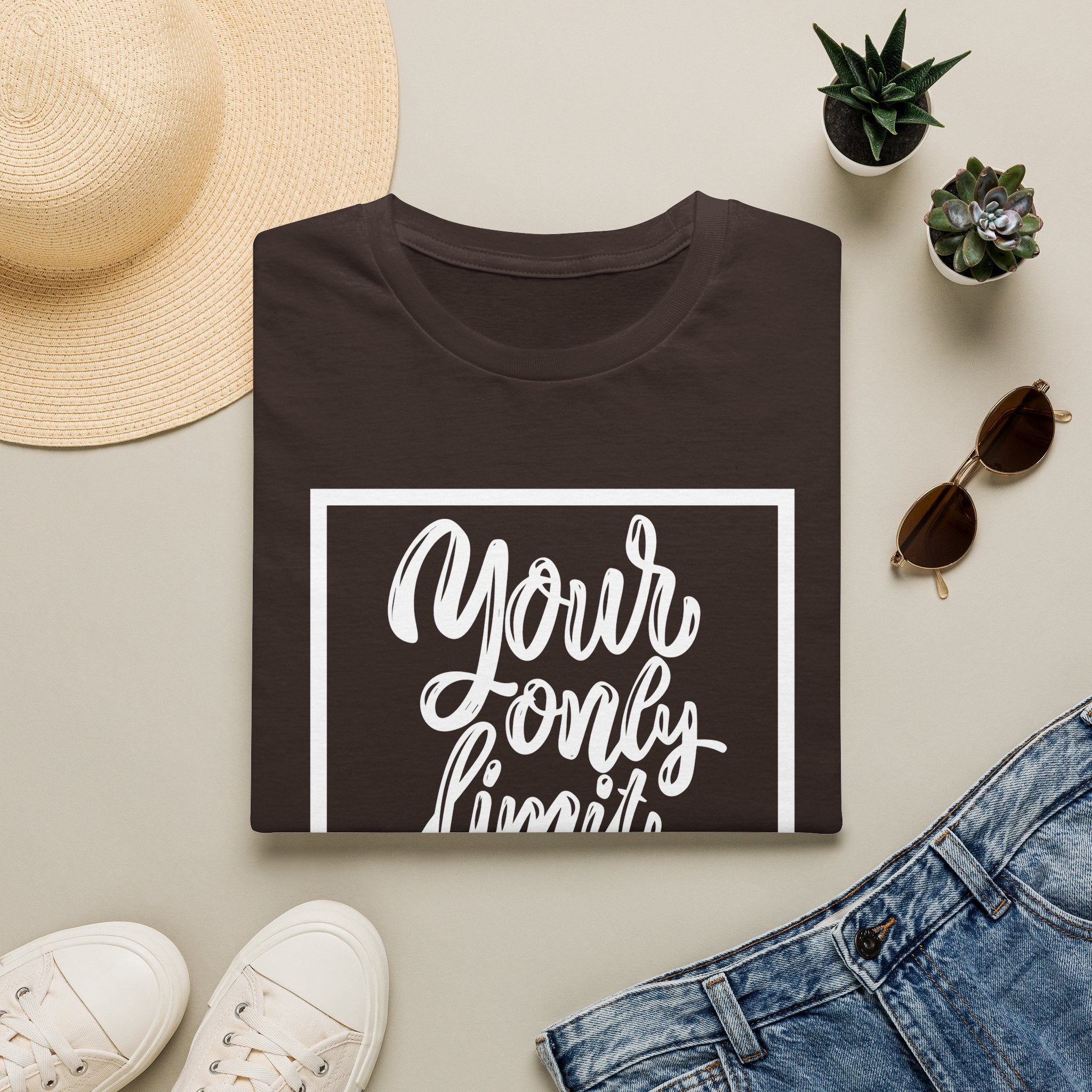 Your Only Limit Is You T-Shirt — Inspirational Quote Tee